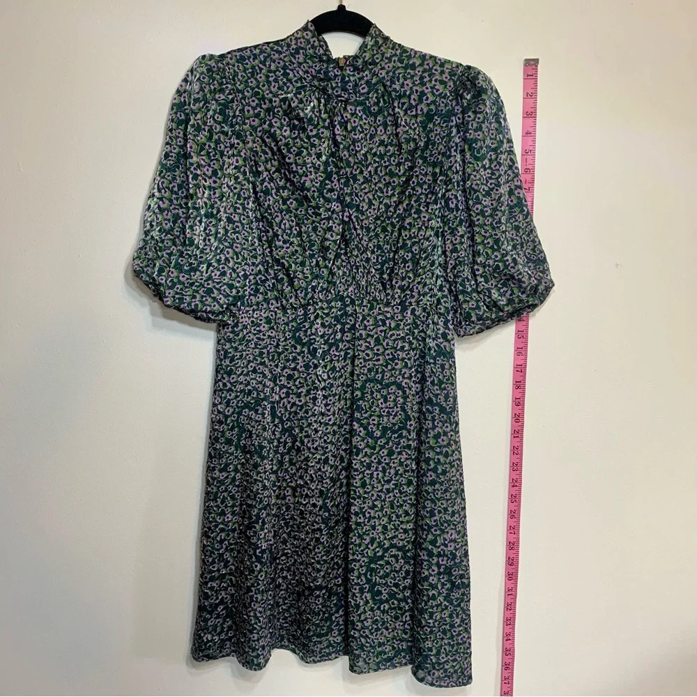 Kate Spade Flair Flora Devore Mini Dress Size 6 - Picture 8 of 16